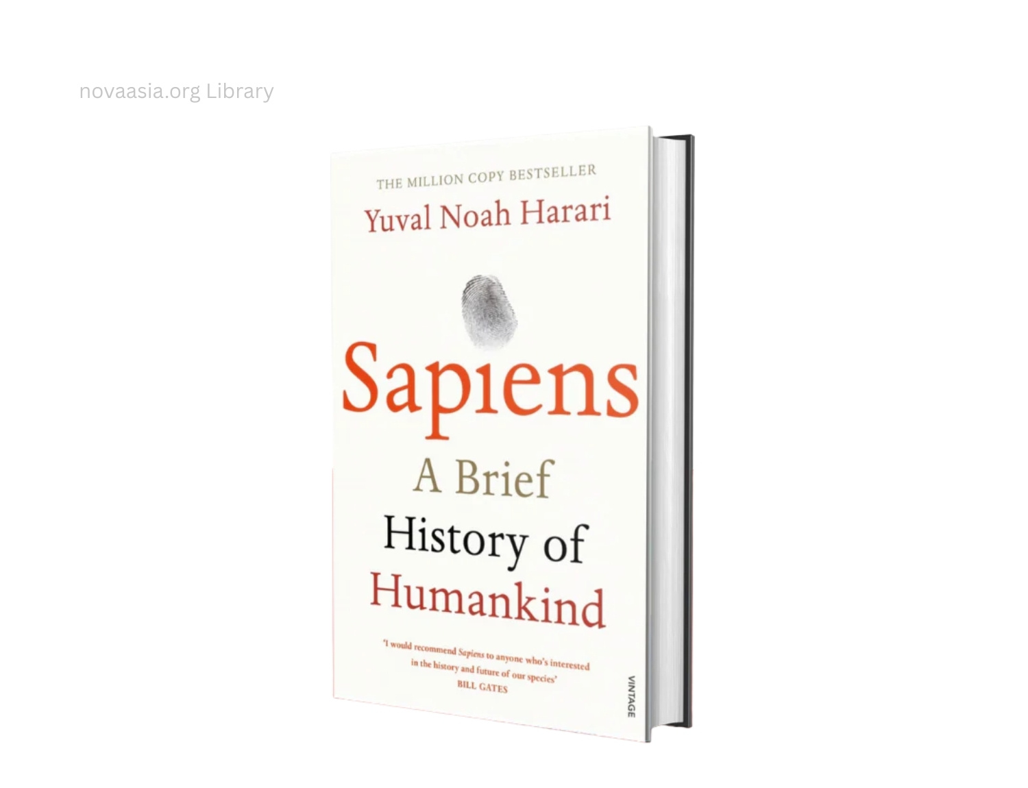 book cover of Sapiens