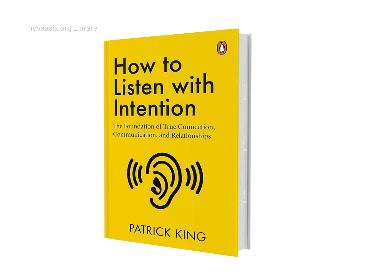 book cover of how to listen with intention