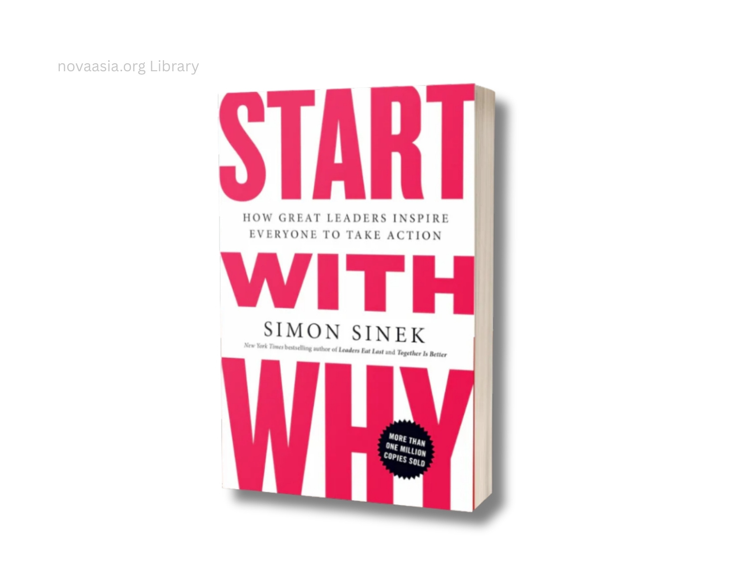 book cover of start with why