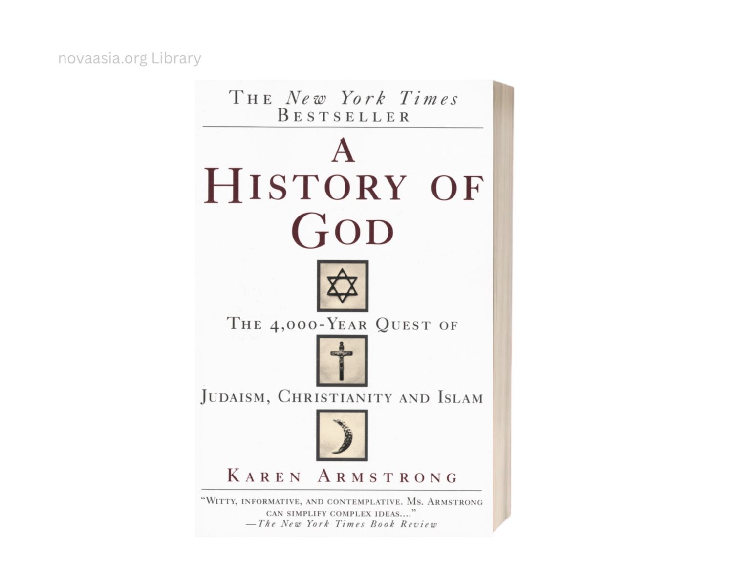 Nova e book cover of A History of God