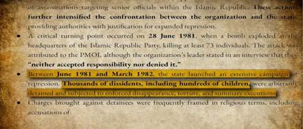 Information on paper about the iranian revolutionary history