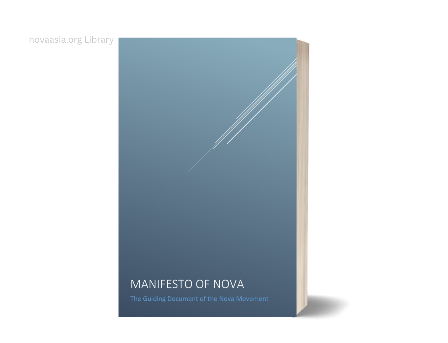 Nova e book cover of The Manifesto of nova